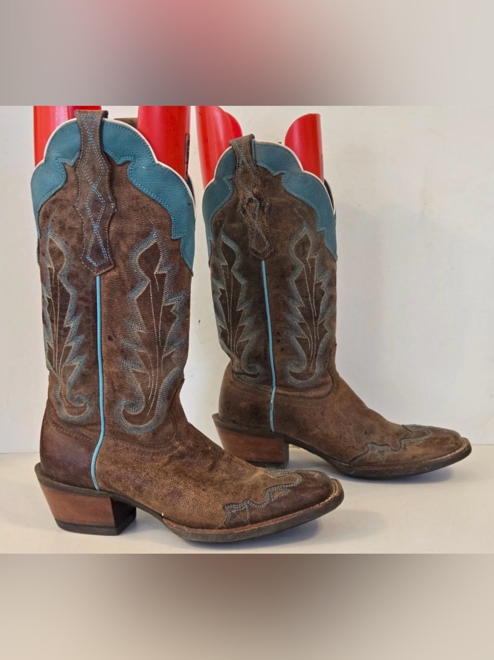 Ariat Turquoise Caballera Western Boot 8.5